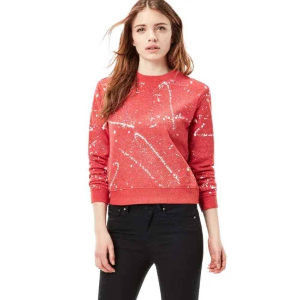 G-Star Raw Luuto Splatter Cropped Sweater